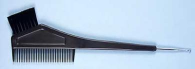 Färbekamm, schwarz, Metallnadel 