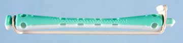 Permstyler, lang, 5 mm, grün/weiß, 12 Stück 