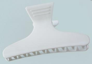 Abteilklammer, Kunsstoff, 80mm, weiß, 12 Stück 
