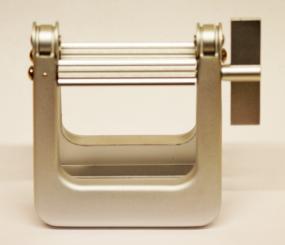 Tubenpresse, Aluminium-Rollen, Aluminium-Gehäuse 
