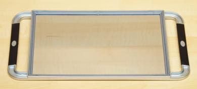 Salon-Spiegel, Größe 41 x 23 cm, silber 