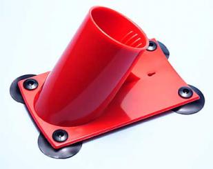Haartrocknerhalter, rot 