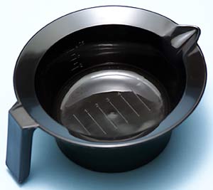 Färbeschale, schwarz, Inhalt 250 ml 
