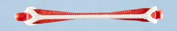 Dauerwellwickel, 3 mm, rot, 12 Stück 