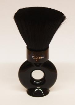 Nackenpinsel, Rundgriff, schwarzes  Haar 