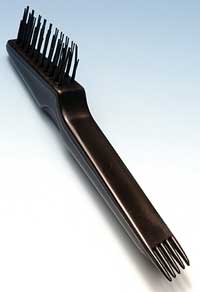 Haarbürstenreiniger, klein, schwarz 
