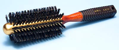Haarbürste, Naturboste, 45 mm, Alu-Hülse 