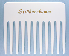 Strähnenkamm, klein, 90 mm, weiß 