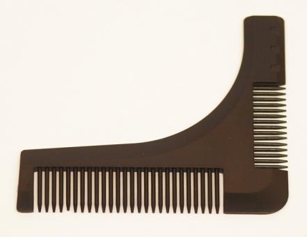 Bart-Styling-Kamm, Kunststoff, schwarz 