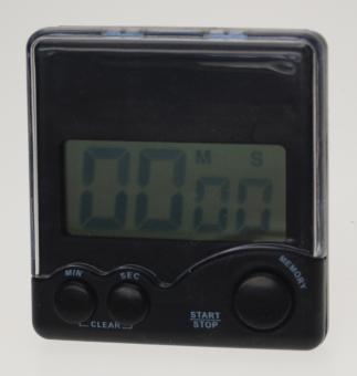 Digital-Timer, 1 - 99 Minuten, schwarz, ohne Batterien 