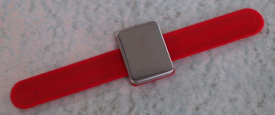 Handgelenk-Armband, Magnetplatte, rot 